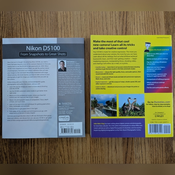 2 Nikon D5100 DSLR Camera Guide Books - Picture 2 of 10